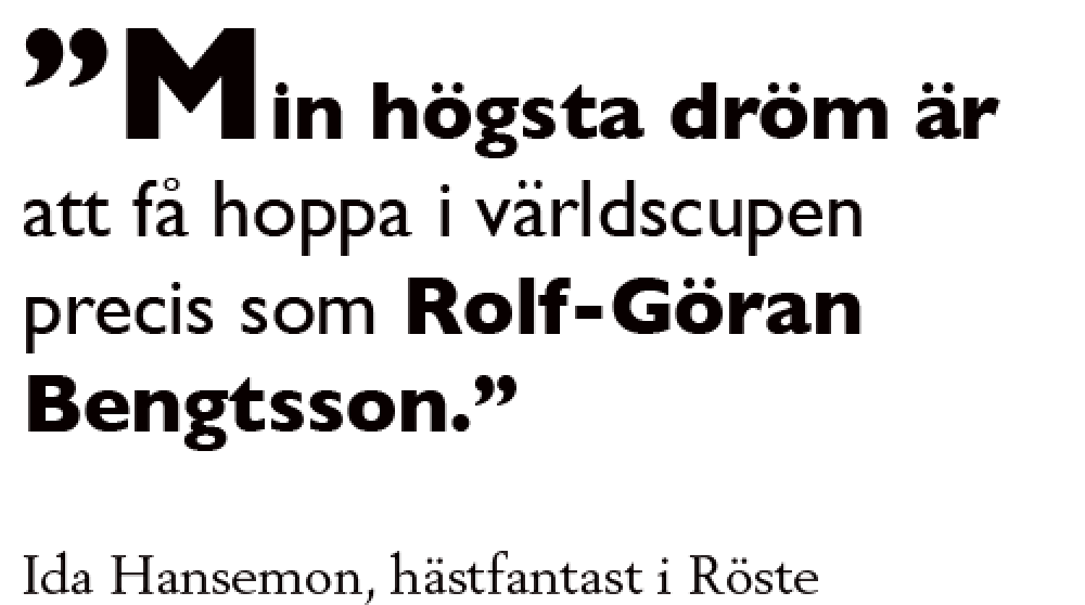 Röste.nu – Bygdens Nytt nr 2 2012 – Nyheter – Ida lärde sig mycket i Ponnyakuten