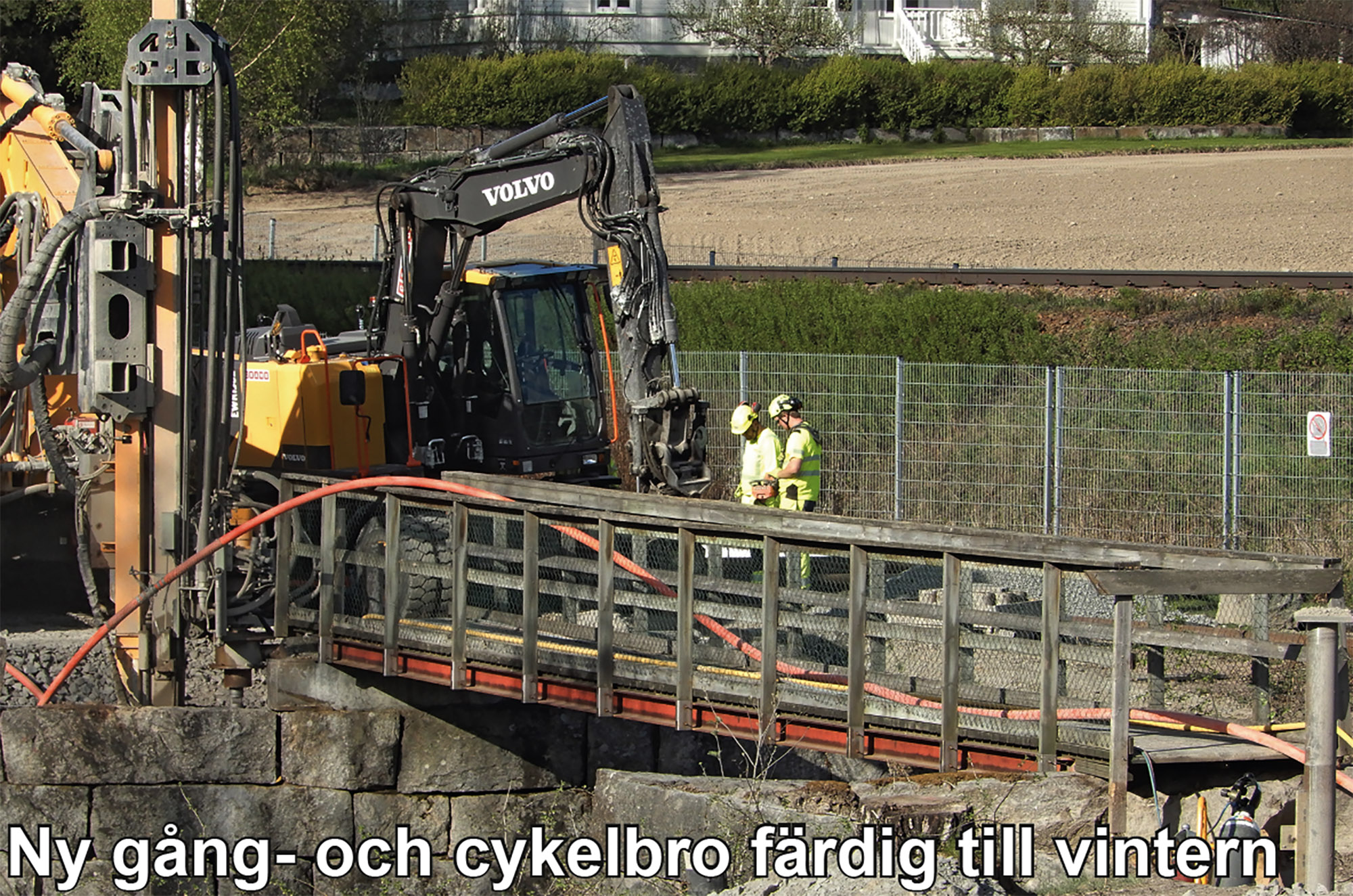 Röste.nu – Bygdens Nytt nr 2 2024 – Nyheter – Ny gång- och cykelbro färdig till vintern