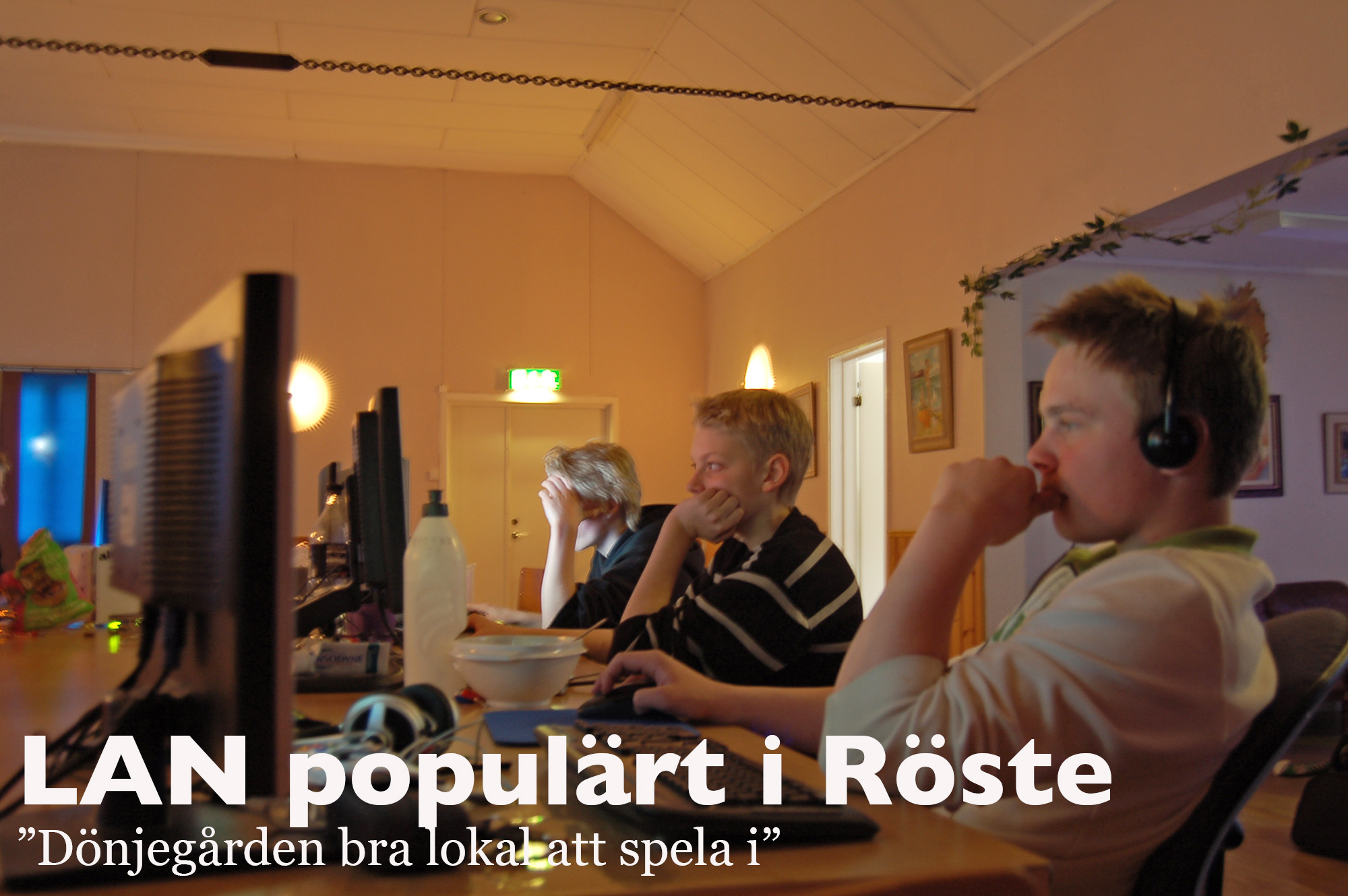 Röste.nu – Bygdens Nytt nr 3 2009 – Nyheter – LAN poppulärt i Röste
