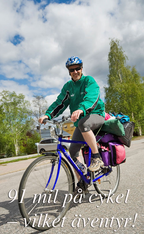 Röste.nu – Bygdens Nytt nr 4 2010 – Reportage – Anders Nygårds tog cykeln från Jokkmokk till Röste