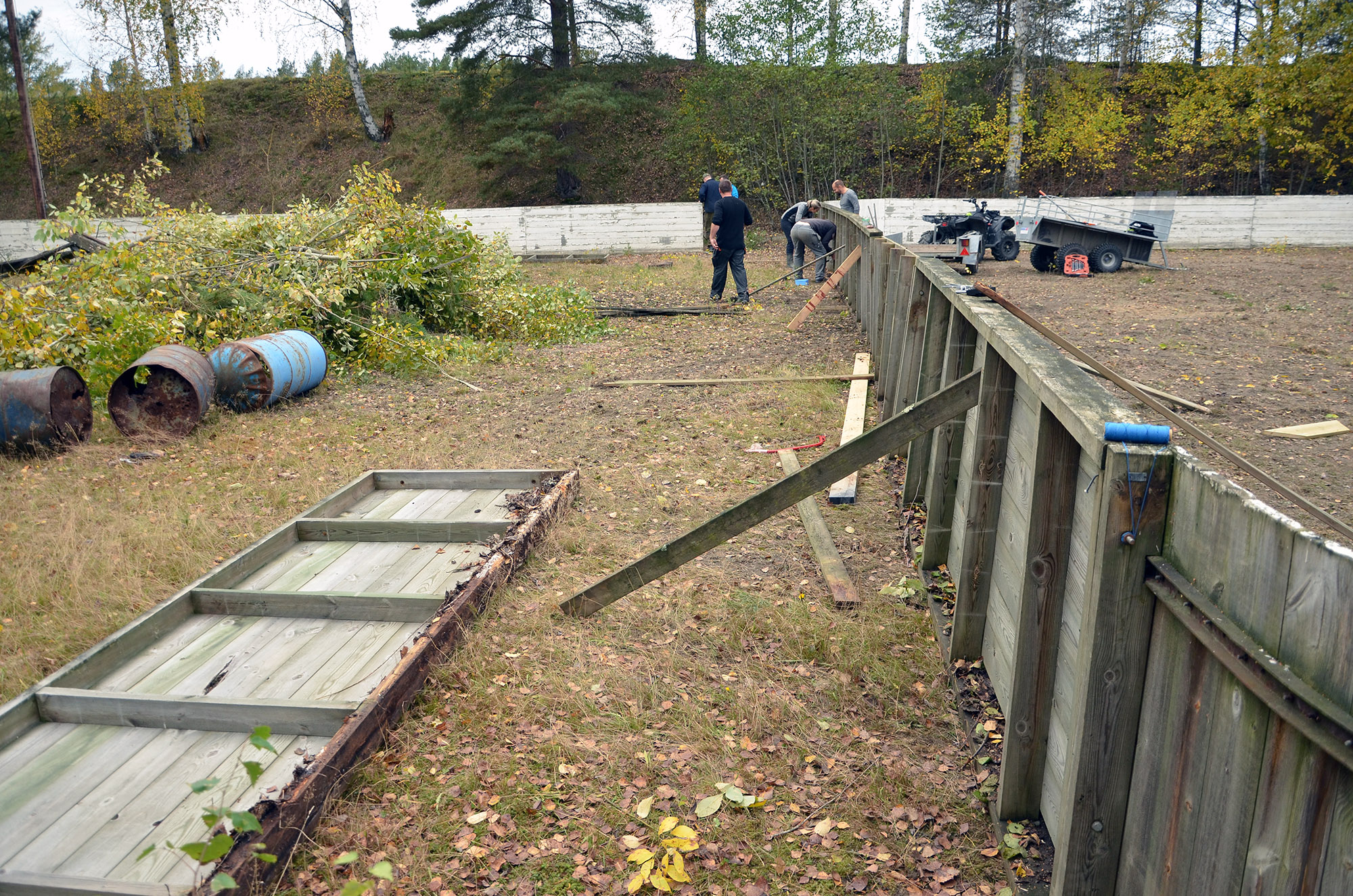 Röste.nu – Nyheter – Ny form på isbanan vid Dönjegården efter arbetsdag 2021