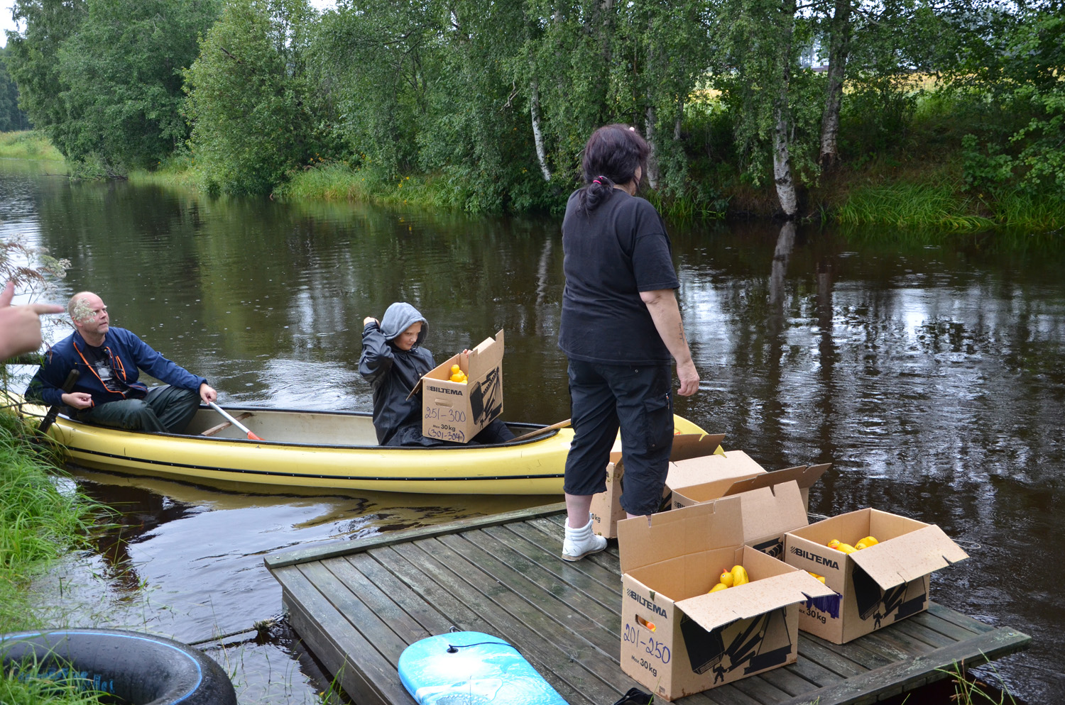 Röste.nu – Röstebilder – Historiskt blött ankrace i Galvån 2017
