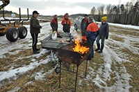 Röste.nu – Röstebilder – Uppröjning på Kalvberget 2012 efter stormen Dagmar 2011
